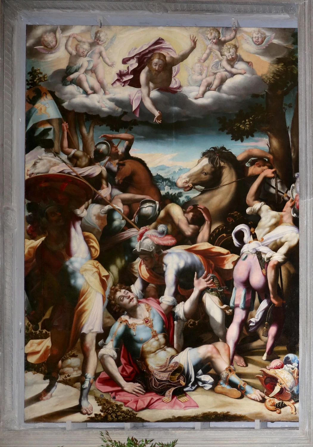 Aurelio Lomi - Conversione di San Paolo, Santi Stefano e Niccolao (Pescia)